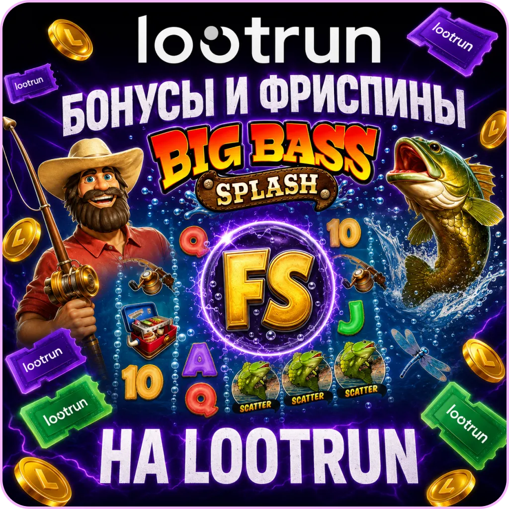 lootrun играть Big Bass Splash